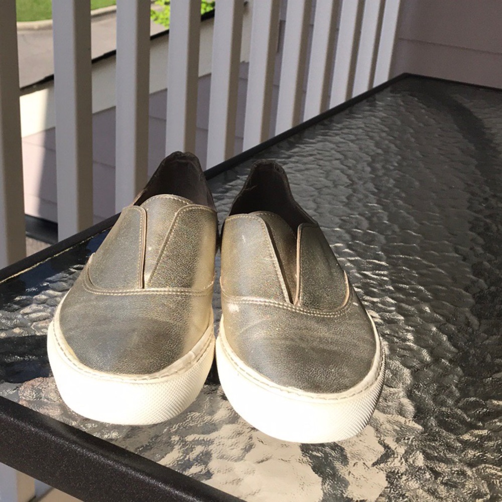 Zara Basic Collection Gold Shoes - Picture 3 of 7